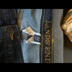 Lands End Boot Cut Denim Jeans